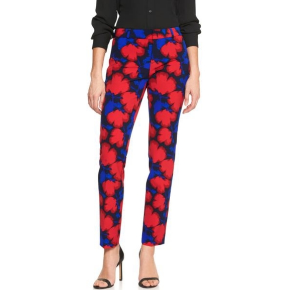 Banana Republic Pants - Banana Republic Floral Ryan Fit Straigt Pants 8P